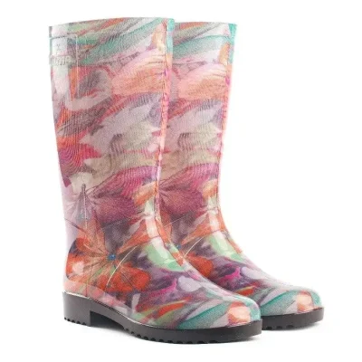 Чоботи гумові жіночі Квіти