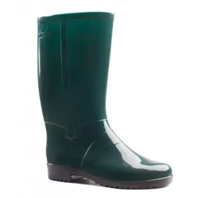 Чоботи гумові жіночі Зелені