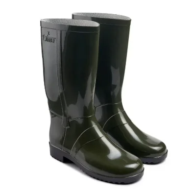 Чоботи жіночі гумові Хакі