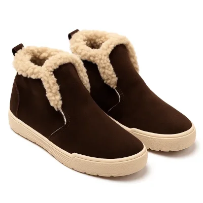 Лофери жіночі на хутрі коричневі Доменіка