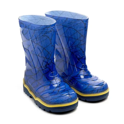 Дитячі чоботи гумові Спайдер Сині