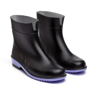 Жіночі гумові чоботи Літма Чорно-лілові