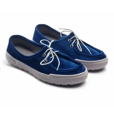 Мокасини жіночі сині Меланія