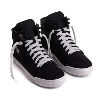 Кеди чоловічі хайтопи Парма чорно-сірі