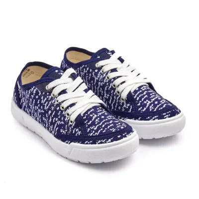 Кеди бавовняні сині Polo