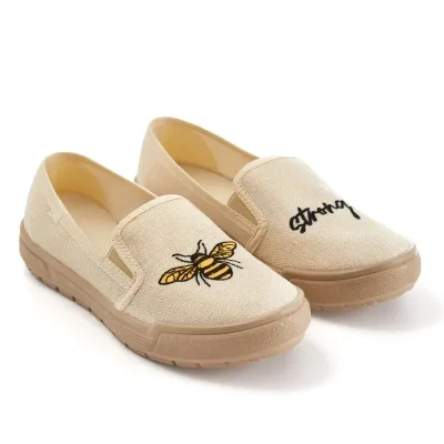 Cліпони жіночі бежеві бджілка