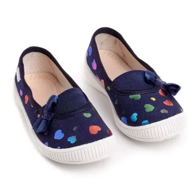 Лодочки для дівчаток Елі темно-сині